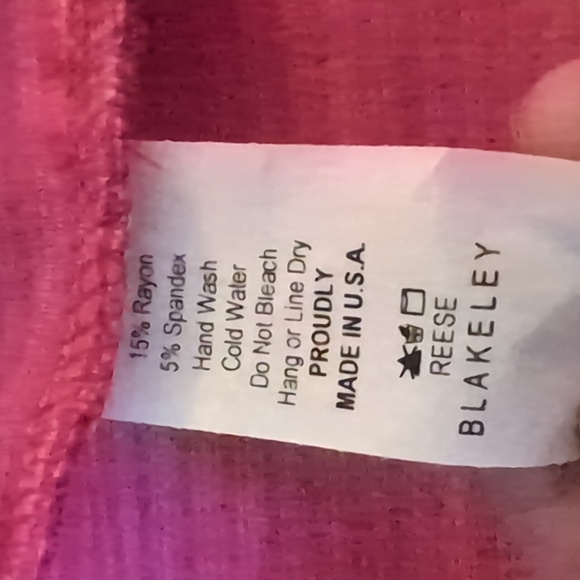 Blakely Thumb hole Ribbed Cardigan Pink One Size - Picture 6 of 6